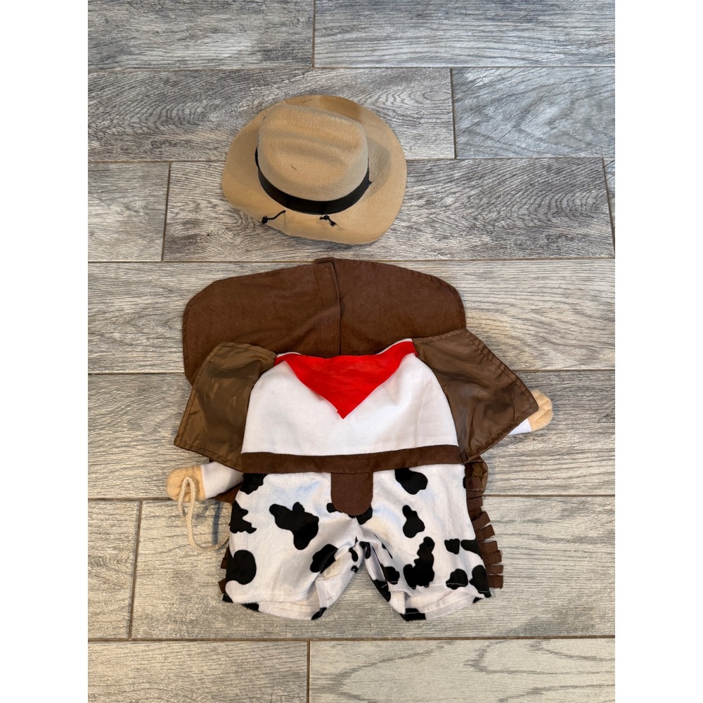 Cowboy Dog Costume Large Hat Chaps Western Halloween Outfit Pet Witch Crafters